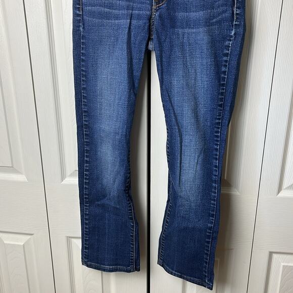Levi’s slight Curve Classic Straight Leg Jeans Dark Blue 26 - Picture 6 of 10